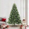 Sapin de Noël artificiel avec 300 LED Vert 210 cm PE et PVC 543998543998