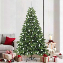 Sapin de Noël artificiel avec 300 LED Vert 210 cm PE et PVC 543999543999