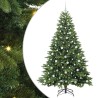 Sapin de Noël artificiel avec 300 LED Vert 210 cm PE et PVC 543999543999