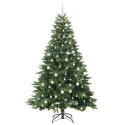 Sapin de Noël artificiel avec 300 LED Vert 210 cm PE et PVC 544000544000