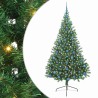 Sapin de Noël artificiel pré-éclairé Vert 210 cm PVC 544002544002