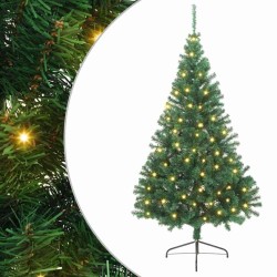 Sapin de Noël artificiel pré-éclairé Vert 240 cm PVC 544003544003