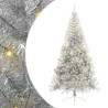 Sapin de Noël artificiel pré-éclairé Argent 240 cm PET 544013544013