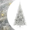 Sapin de Noël artificiel pré-éclairé Argent 210 cm PET 544016544016