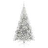 Sapin de Noël artificiel pré-éclairé Argent 210 cm PET 544016544016