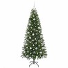 Sapin de Noël artificiel avec 300 LED Vert 180 cm PE et PVC 544017544017