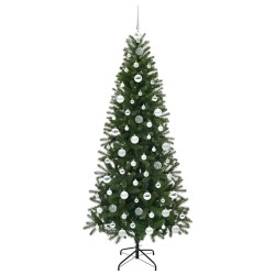 Sapin de Noël artificiel avec 300 LED Vert 180 cm PE et PVC 544017544017
