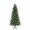 Sapin de Noël artificiel avec 300 LED Vert 180 cm PE et PVC 544017544017