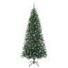 Sapin de Noël artificiel avec 300 LED Vert 180 cm PE et PVC 544019544019