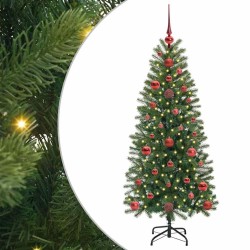 Sapin de Noël artificiel avec 150 LED Vert 120 cm PE et PVC 544022544022