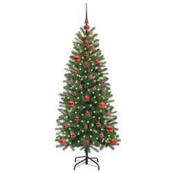Sapin de Noël artificiel avec 150 LED Vert 120 cm PE et PVC 544022544022