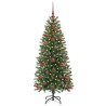 Sapin de Noël artificiel avec 150 LED Vert 120 cm PE et PVC 544022544022