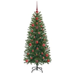 Sapin de Noël artificiel avec 150 LED Vert 120 cm PE et PVC 544022544022