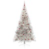 Sapin de Noël artificiel pré-éclairé Argent 210 cm PET 544025544025