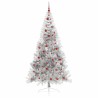 Sapin de Noël artificiel pré-éclairé Argent 210 cm PET 544025544025