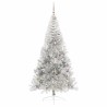 Sapin de Noël artificiel pré-éclairé Argent 210 cm PET 544028544028