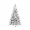 Sapin de Noël artificiel pré-éclairé Argent 210 cm PET 544028544028
