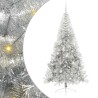 Sapin de Noël artificiel pré-éclairé Argent 210 cm PET 544029544029