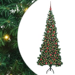 Arbre de Noël artificiel d'angle Vert 180 cm PVC et métal 544030544030