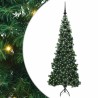 Arbre de Noël artificiel d'angle Vert 180 cm PVC et métal 544031544031