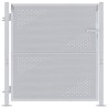 Porte de Jardin Argenté 85 x 97 cm Acier inoxydable 544032544032
