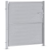 Porte de Jardin Argenté 85 x 97 cm Acier inoxydable 544032544032