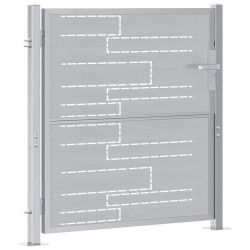 Porte de Jardin Argenté 85 x 97 cm Acier inoxydable 544035544035