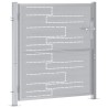 Porte de Jardin Argenté 85 x 97 cm Acier inoxydable 544035544035
