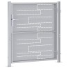 Porte de Jardin Argenté 85 x 97 cm Acier inoxydable 544035544035