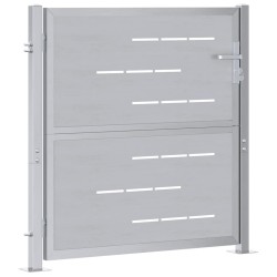 Porte de Jardin Argenté 85 x 97 cm Acier inoxydable 544036544036