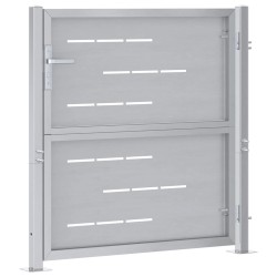 Porte de Jardin Argenté 85 x 97 cm Acier inoxydable 544036544036