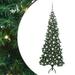 Arbre de Noël artificiel d'angle Vert 180 cm PVC et métal 544038544038