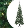 Arbre de Noël artificiel d'angle Vert 180 cm PVC et métal 544038544038