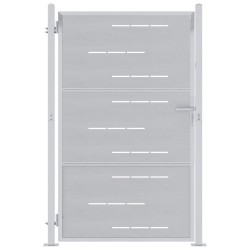 Porte de Jardin Argenté 85 x 120 cm Acier inoxydable 544039544039