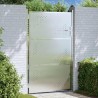 Porte de Jardin Argenté 85 x 120 cm Acier inoxydable 544040544040