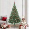 Sapin de Noël artificiel pré-éclairé Vert 210 cm PVC 544044544044