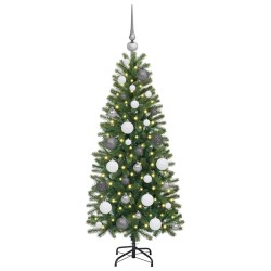 Sapin de Noël artificiel avec 150 LED Vert 120 cm PE et PVC 544045544045