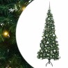 Arbre de Noël artificiel d'angle Vert 180 cm PVC et métal 544047544047