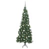 Arbre de Noël artificiel d'angle Vert 180 cm PVC et métal 544047544047