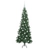 Arbre de Noël artificiel d'angle Vert 180 cm PVC et métal 544048544048