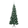 Arbre de Noël artificiel d'angle Vert 180 cm PVC et métal 544048544048