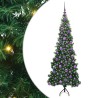 Arbre de Noël artificiel d'angle Vert 180 cm PVC et métal 544049544049