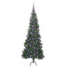 Arbre de Noël artificiel d'angle Vert 180 cm PVC et métal 544049544049