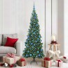 Arbre de Noël artificiel d'angle Vert 180 cm PVC et métal 544050544050