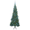 Arbre de Noël artificiel d'angle Vert 180 cm PVC et métal 544050544050