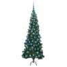 Arbre de Noël artificiel d'angle Vert 180 cm PVC et métal 544050544050