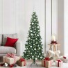 Arbre de Noël artificiel d'angle Vert 180 cm PVC et métal 544051544051