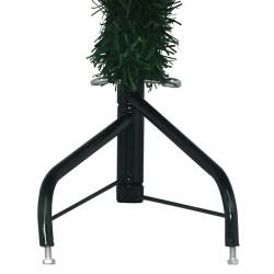 Arbre de Noël artificiel d'angle Vert 180 cm PVC et métal 544052544052