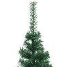 Arbre de Noël artificiel d'angle Vert 180 cm PVC et métal 544052544052