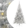 Sapin de Noël artificiel pré-éclairé Argent 240 cm PET 544056544056